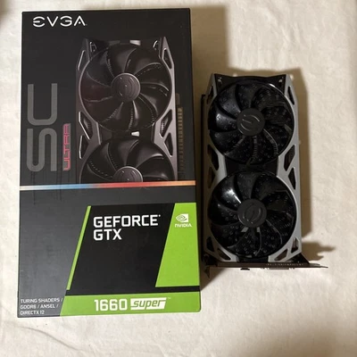 EVGA GeForce GTX 1660 SUPER SC ULTRA GAMING 6GB GDDR6 06G-P4-1068-KR USED - Image 1 of 4