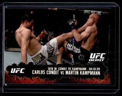Carlos Condit / Martin Kampmann 2009 Topps UFC Round 2 Gold Card #132 - Image 1 of 2