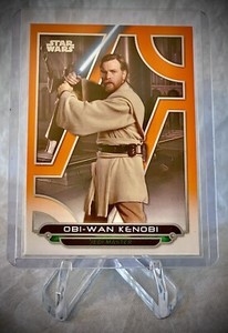 2018 STAR WARS Galactic Files - OBI-WAN KENOBI - Orange Card #ROTS-21
