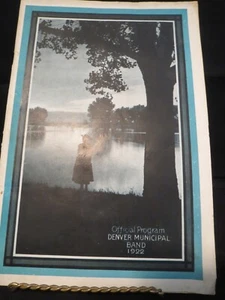 1922 Denver Municipal Band Program #2797 - Picture 1 of 10