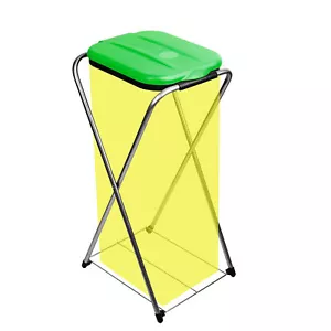 Müllsackständer EasyFix grün 120L Müllbeutelhalter Abfalleimer für Gelber Sack - Bild 1 von 7