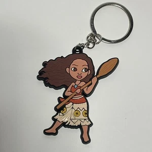 Princess “Moana” 3D Bold Rubber Keychains .5” Ring - Picture 1 of 3