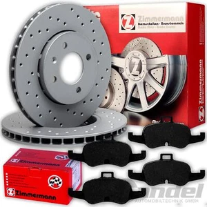 ZIMMERMANN SPORT BREMSSCHEIBEN 340mm + BELÄGE VORNE passend für AUDI TT FV - Afbeelding 1 van 5