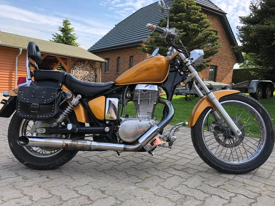 Suzuki LS 650 ccm Chopper Motorrad 17650 km - Bild 1 von 4