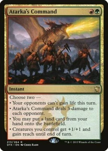 ATARKA'S COMMAND - MTG Dragons of Tarkir Rare Instant - Picture 1 of 1