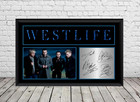 Westlife Signed Photo Poster Print Poster Memorabilia