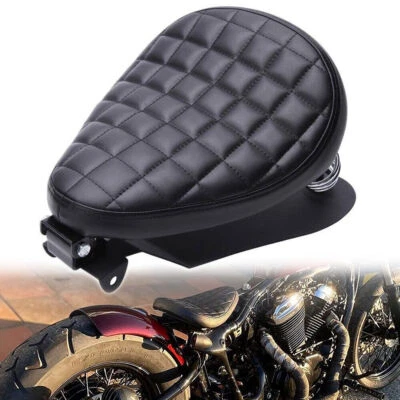 Motorcycle Spring Solo Seat Kits For Harley Sportster Custom Bobber Chopper - Image 1 of 4