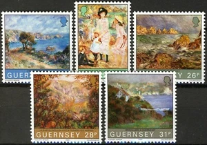 Guernsey 1983, Gemälde, Renoir Visit Guernsey Set VF MNH, Mi 269-73 Kat 4,8€ - Bild 1 von 1