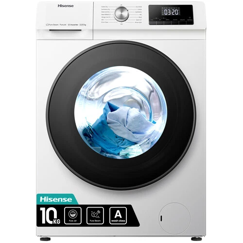 Lavasciuga Hisense 10+6 Kg WDQA1014EVJM  Libera installazione  Bianco D - Immagine 1 di 4