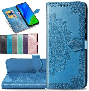For OnePlus Nord N200 N10 5G Embossed Flower PU Leather Flip Wallet Case Cover - Picture 1 of 36