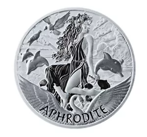 1 $ Dollar Gods of Olympus - Aphrodite Tuvalu 1 oz Silber BU 2022 - Picture 1 of 2