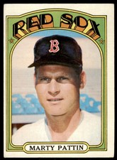 1972 Topps Marty Pattin  VG+ Boston Red Sox #144