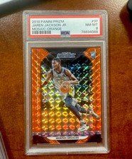 2018-19 PANINI MOSAIC Orange #37 JAREN JACKSON JR RC /99 Rare Set Rookie Prizm
