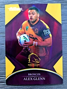 2016 NRL TRADERS PARALLEL TRADING CARD - ALEX GLENN/BRONCOS - Picture 1 of 1