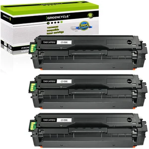 Paquete de 3 cartuchos de tóner aptos para Samsung CLT-K504S 504S CLP-470N CLP-475NW - Imagen 1 de 12