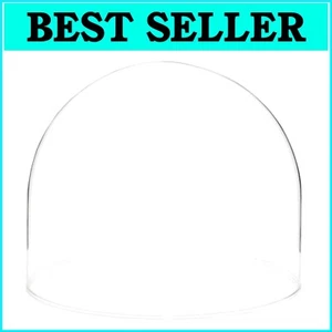 Versatile 8" Handcrafted Glass Dome for Floral Displays & Collectibles - Picture 1 of 2