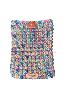 Handmade Crocheted Cover for Kindle Paperwhite E-Reader - Gift for Book Lovers - Picture 1 of 4
