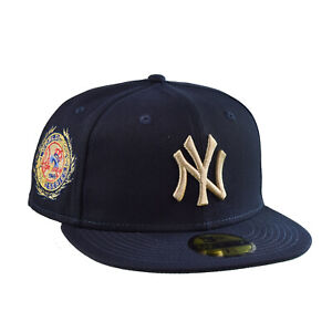 New Era New York Yankees Laurel Sidepatch 59Fifty Men's Fitted Hat Navy-Green