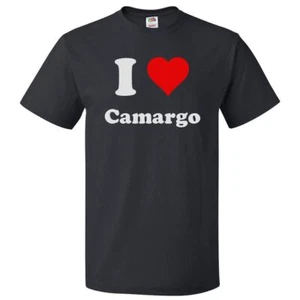 I Heart Camargo T-shirt - I Love Camargo Tee - Picture 1 of 2