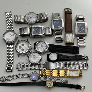 Lote de relojes vintage para hombre sin probar - Ejército suizo Kenneth Cole Guess Timex - Imagen 1 de 5
