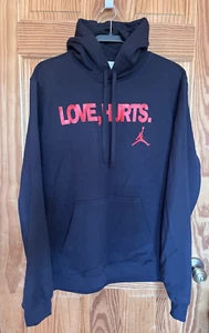 Nike Jordan Jalen Hurts "Love Hurts" Pullover Hoodie Men's Size XL IQ3843-010 - Picture 1 of 11