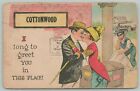 Cottonwood Minnesota~I Long To Greet You Here~Baggage Catches Couple Kiss~1914