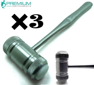 Mazo ortopédico de hidromiel de 7,5" cabeza de 7,29 oz con 2 tapas de instrumentos de nailon - Imagen 1 de 3