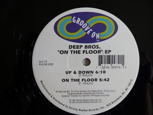 DEEP BROS - ON THE FLOOR EP 1997 12" VINYL EP. GO74 (USA) - Picture 1 of 1