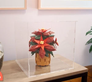 Clear Display Case Cube for Models / Lego etc - Flatpack Transparent Acrylic - Picture 1 of 9