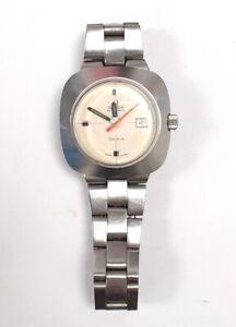 Omega Geneve Vintage Watch TV Case 5898/147 Automatic Stainless Steel Unisex 
