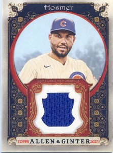 2023 Topps Allen & Ginter Relic JERSEY  CUBS ERIC HOSMER