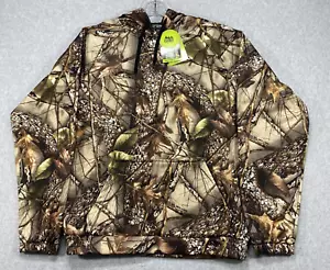 WFS Element Gear Hoodie Men's Large Burly Camo Tan Hunting Elastic Pocket Hood - Picture 1 of 10