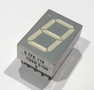 TDSO5150 - Afficheur 7 segments 13mm Orange anode commune - Imagen 1 de 4