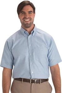 Big and Tall Short Sleeved Oxford Shirts - Picture 1 of 10
