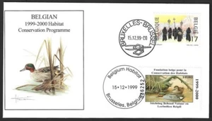 Belgium 1999-2000 Duck stamp Euro 5 on FDC - Picture 1 of 2