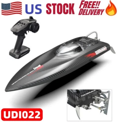 Brushless RC Racing Boat 50KM/H High Speed Boat Remote Control Boat Adult Kid US - Image 1 of 4