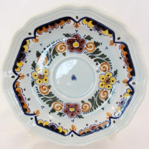 DELFT STYLE Tea Saucer 6.2" Polychromatic Holland Keramiek NEW NEVER USED Canada - Picture 1 of 2