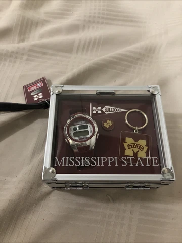 Mississippi State Bulldogs Commerative Watch Rock Box Cover