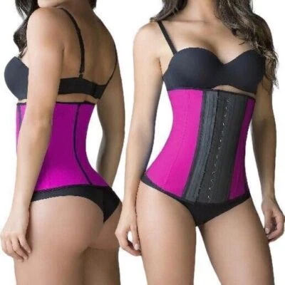 Cintura deportiva Thaxx para mujer cintura de látex 31 en estilo 1014 rosa intenso 2 ganchos Foto 1 de 4