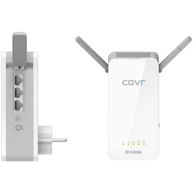 D-Link COVR-P2502 Hybrid Whole Home Powerline WI-FI System Mesh AC1200 Netzwerk - Bild 1 von 4