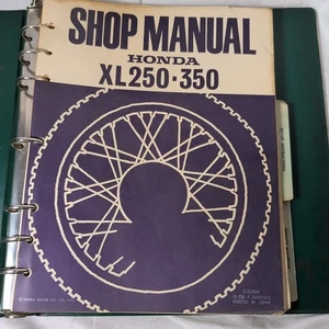 Vintage Honda XL250 K0-K1 XL350 Shop Service Repair Manual + Service Bulletin - Bild 1 von 7