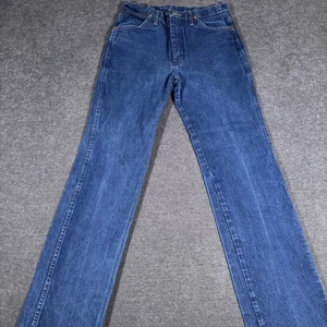 Pantalones de mezclilla Wrangler para hombre 31x34 azul corte vaquero lavado oscuro 936PWD Western Farm Ranch - Imagen 1 de 6