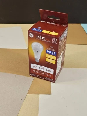 GE Relax LED 3-Way Bulb A21 50/100/150W Replacement 46318 OEM - Image 1 of 4