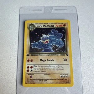 Dark Machamp 10/82 Holo Rare Team Rocket PSA WOTC Vintage Pokemon - Picture 1 of 14