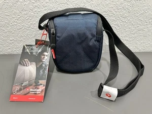 MANFROTTO MB SH-1BU Blue Padded Solo I Holster Camera Zipper Bag with Strap NEW - Picture 1 of 16