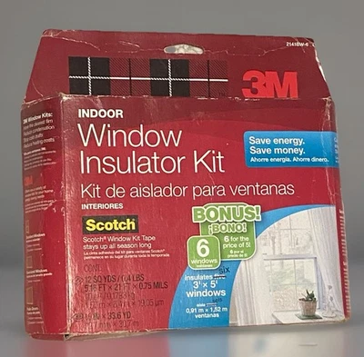 Kit aislante ventana interior 3M - Pack de 6 Foto 1 de 4