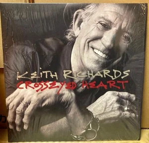 Keith Richards Crosseyed Heart LP Virgin Records used album of Heartstopper, Am - Picture 1 of 8