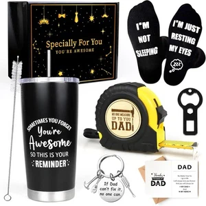 Gifts for Dad, Fathers Day from Wife Daughter Son, Birthday Dad Unique Gifts Him - Picture 1 of 8