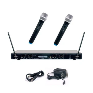 VocoPro, 4 Professional Quad VHF Wireless Microphone System, XLR, Black,... - Picture 1 of 4