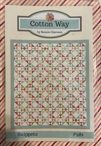Snippets Quilt Kit By Cotton Way 84 X 95 Hello Darling By Bonnie And Camille OOP - Picture 1 of 5